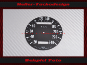 Tachoscheibe für Norton Commando 850 mk3