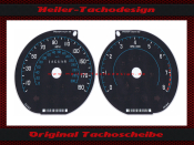 Speedometer Disc Jaguar XK XKR S 2011 to 2013 Mph to Kmh