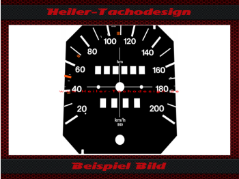 Speedometer  200 Kmh Switching Points - 1