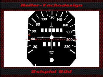 Speedometer 220 Kmh GTI VDO
