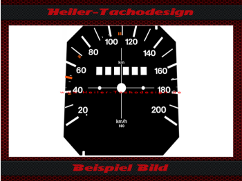 Speedometer 200 Kmh without trip Odometer