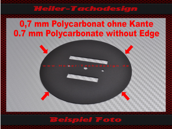 ca.0,8 mm Polycarbonat ohne Kante - siehe Bild