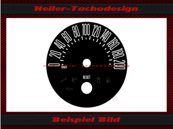 200 Kmh siehe Bild oben