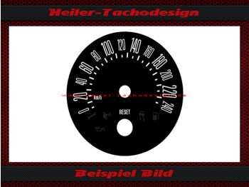 240 Kmh ohne Tachojustierung siehe Bild oben