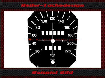 Speedometer 220 Kmh Motometer