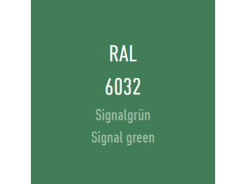 Farbe der Scheibe - Signalgrün RAL 6032