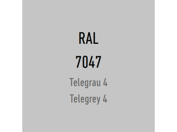 Farbe der Scheibe - Telgrau RAL 7047