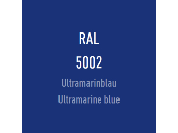 Farbe der Scheibe - Ultramarinblau RAL 5002