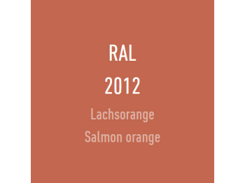 Farbe der Scheibe - Lachslorange RAL 2012