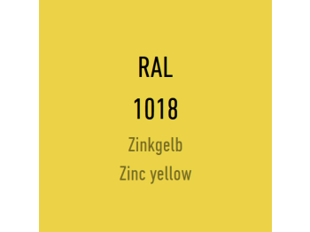 Farbe der Scheibe - Zinkgelb RAL 1018