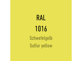 Farbe der Scheibe - Schwefelgelb RAL 1016
