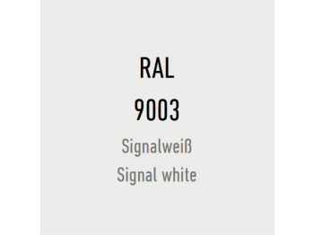 Farbe der Scheibe - Signalweiss RAL 9003