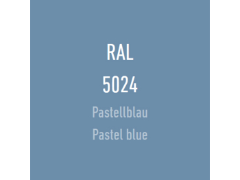 Farbe der Scheibe - Pastellblau RAL 5024