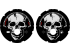 Totenkopf - 3 nur wenn Farbe der Scheibe Schwarz ist.